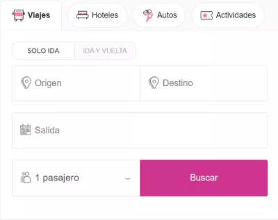 Paso 1 para comprar un boleto de camiones