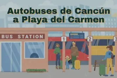 Autobuses de Cancún a Playa del Carmen: Horarios, boletos y tarifas 57 Camiones de Cancún a Playa del Carmen